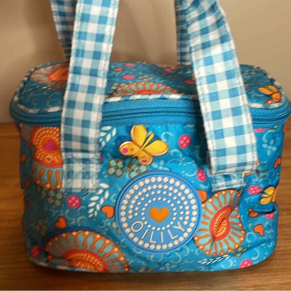 GUC Blue Oilily Cosmetics/Travel Bag